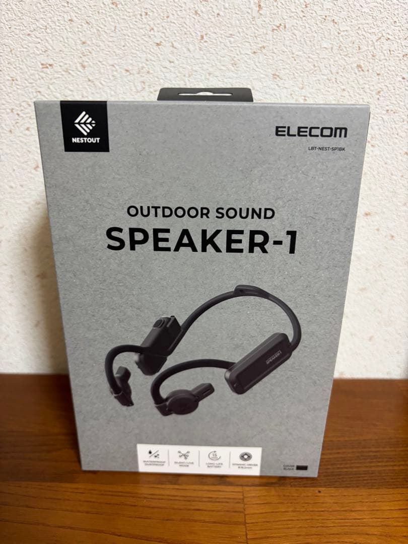 【新品・未使用】エレコム NESTOUT オープンイヤーウェアラブルスピーカー