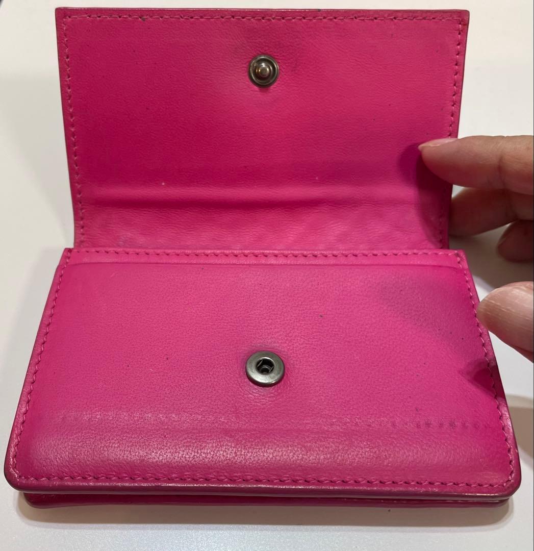 人気★Bottega Veneta ピンク 名刺入れ
