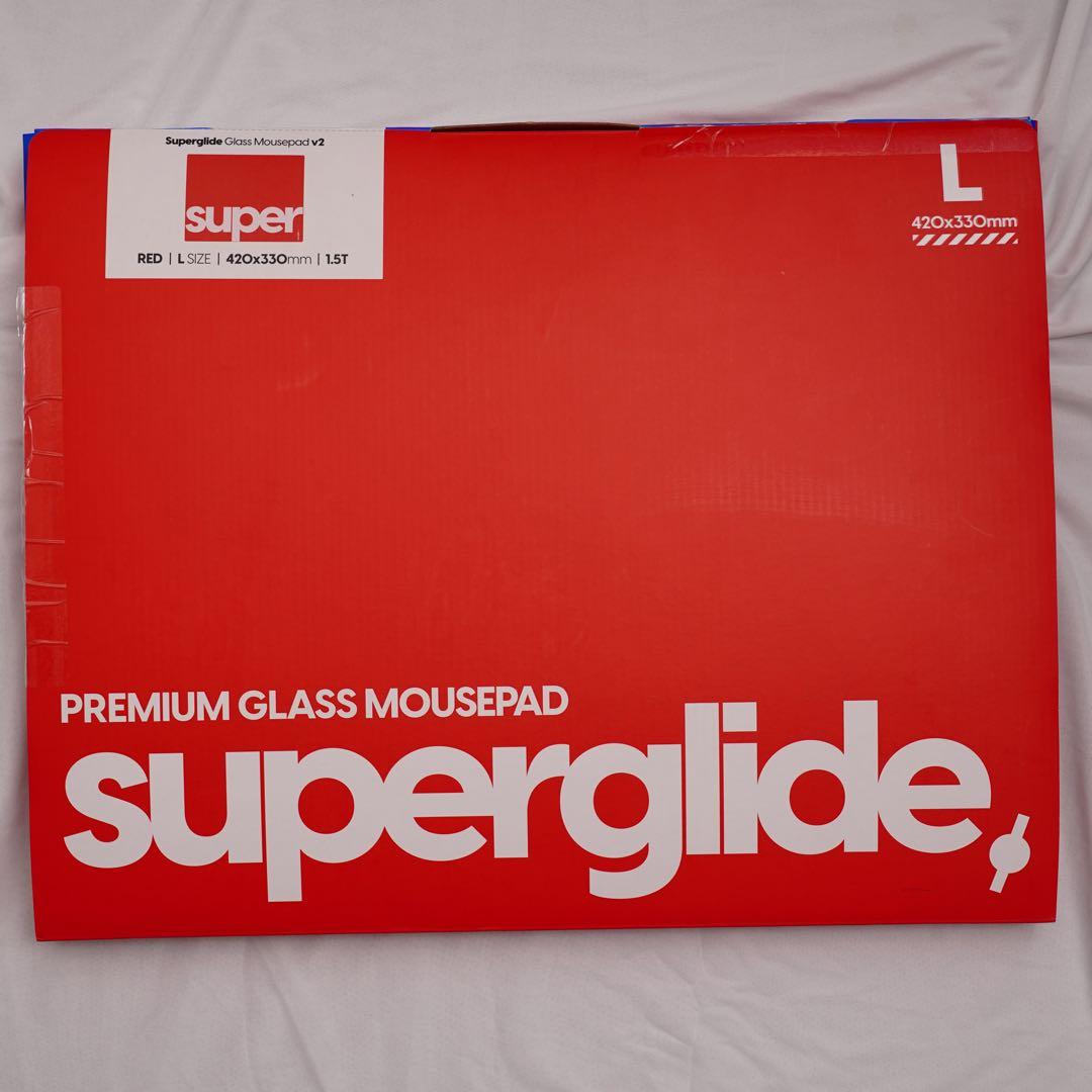 superglide プレミアムガラスマウスパッド Lサイズ
