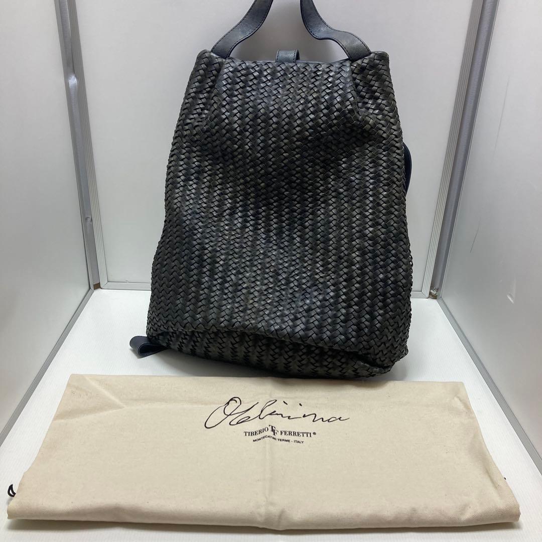 ティベリオ・フェレッティ　ザイネット　リュック　イタリア製　保存袋付き