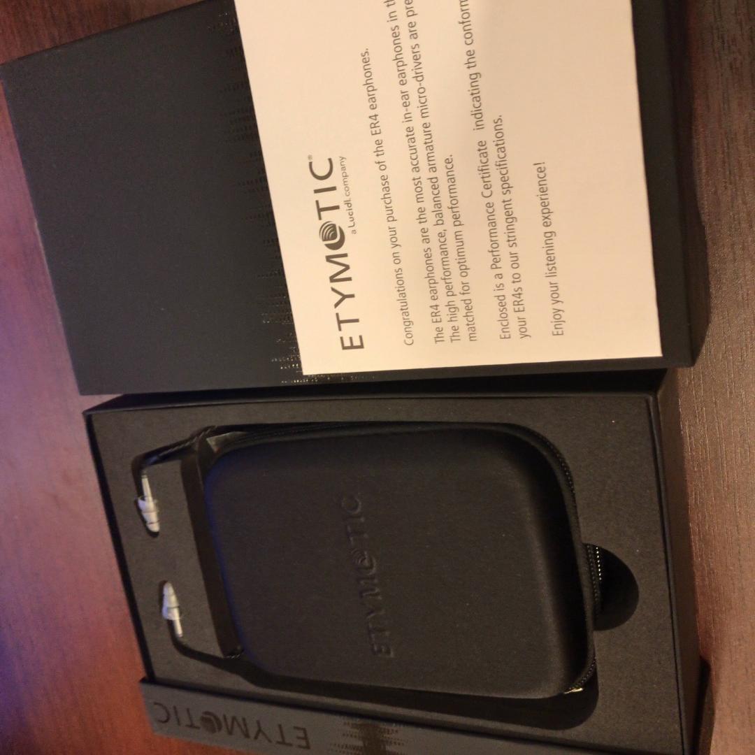 Etymotic ER4SR スタジオリファレンスイヤホン