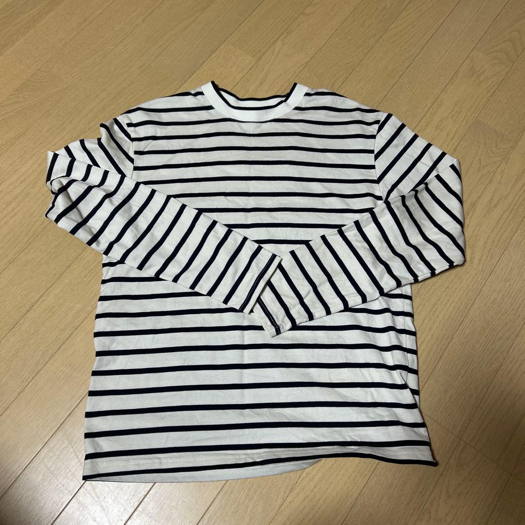 JIL SANDER+ ストライプ 長袖Tシャツ