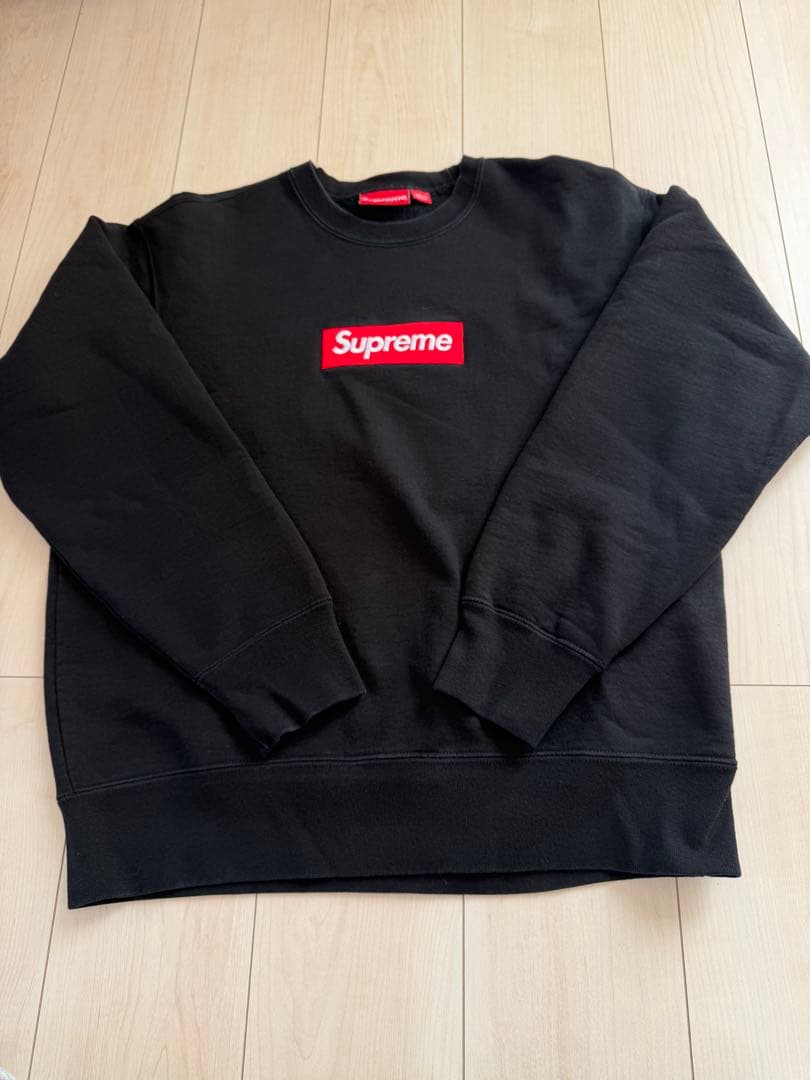 Supreme Box Logo Crewneck 2022AW黒 Sサイズ