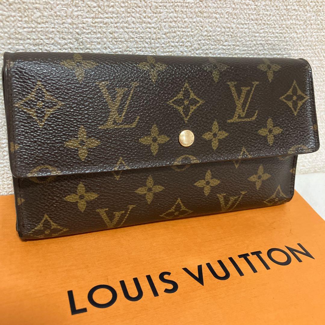 ✨美品・鑑定済✨ルイヴィトン トレゾールインターナショナルモノグラム 折り財布