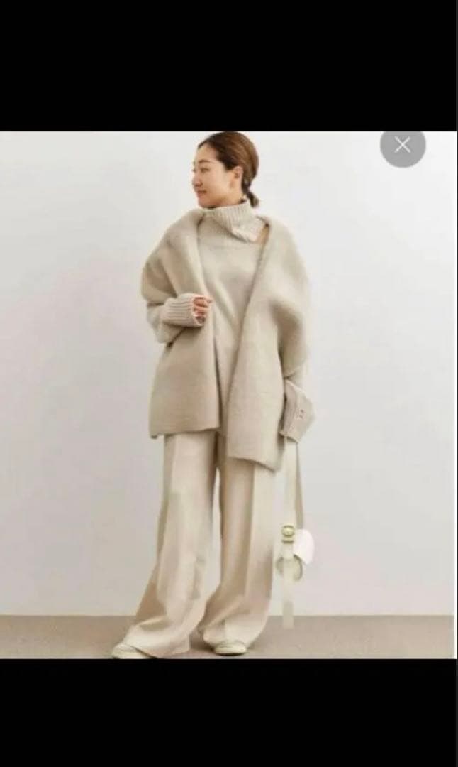 ドゥーズイエムクラス定価38500円 Engagingパンツ オフホワイト 34