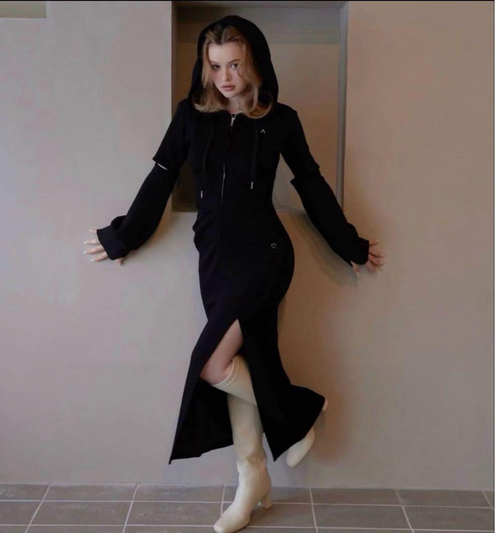 トップス andmary Erla slit dress