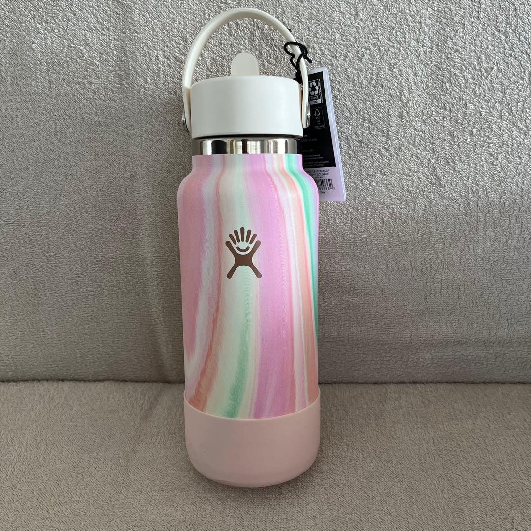 Hydro Flask 32oz シュガークラッシュ限定版水筒 + ボトルブーツ