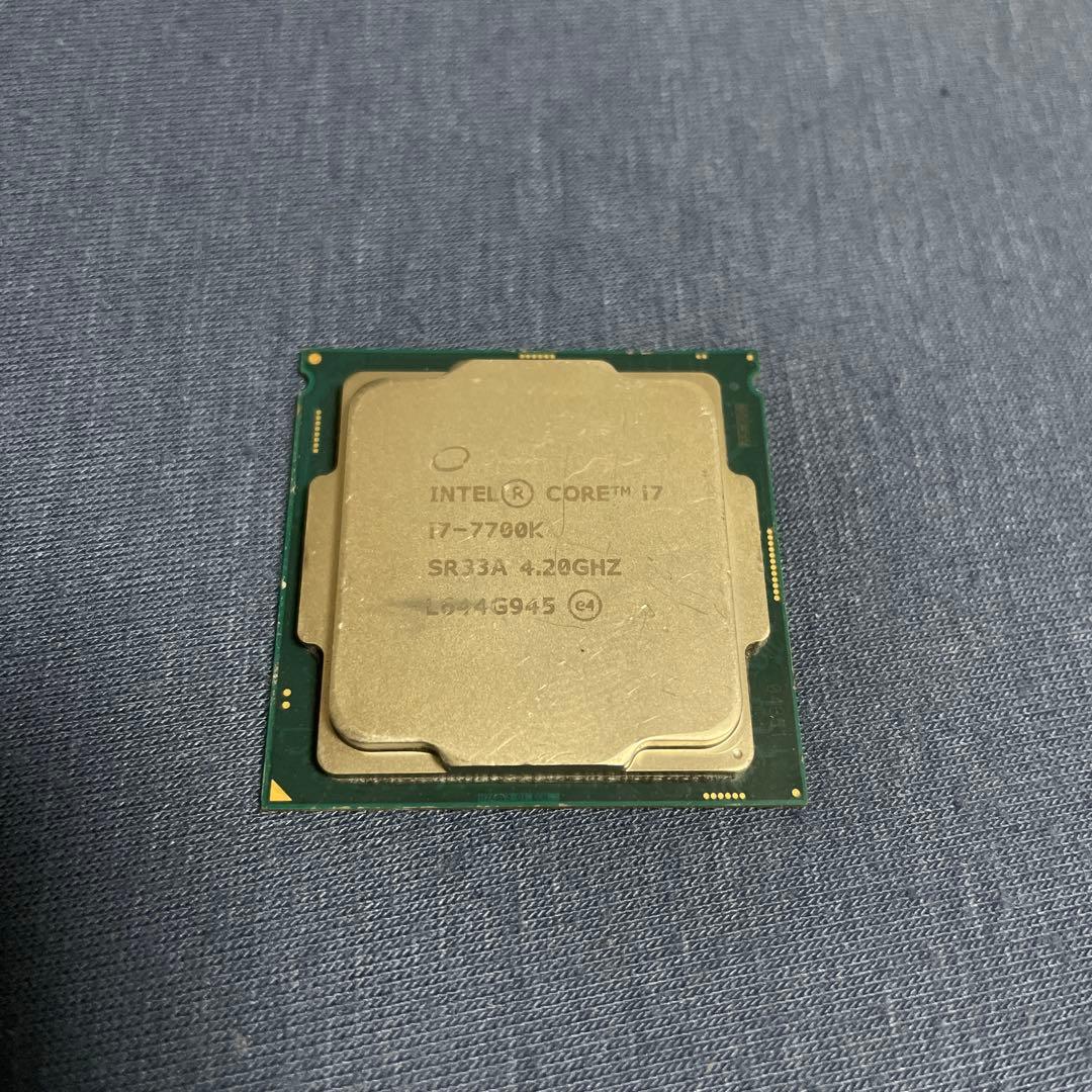 Intel core i7 7700K 動作確認済み デスクトップCPUジャンク