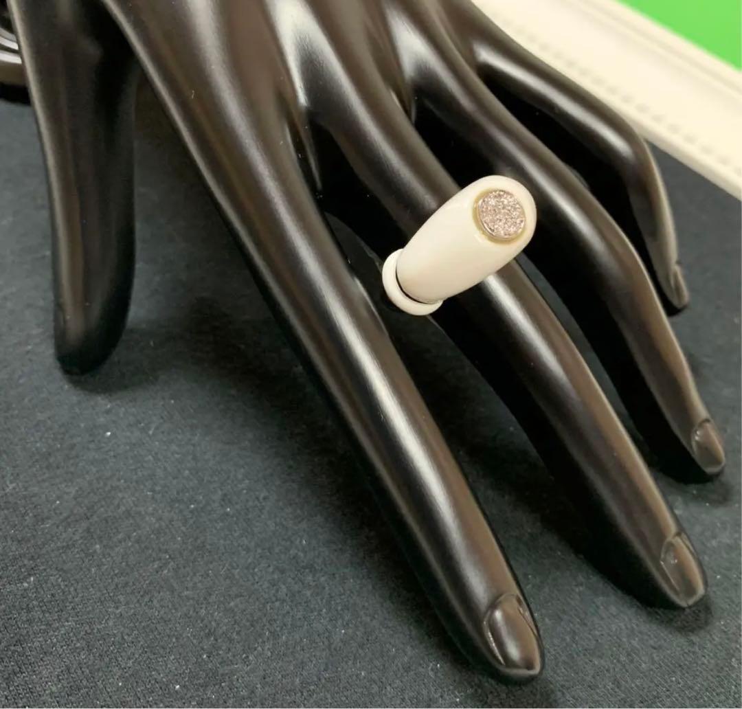 k18WG天然石ダイヤモンドリング