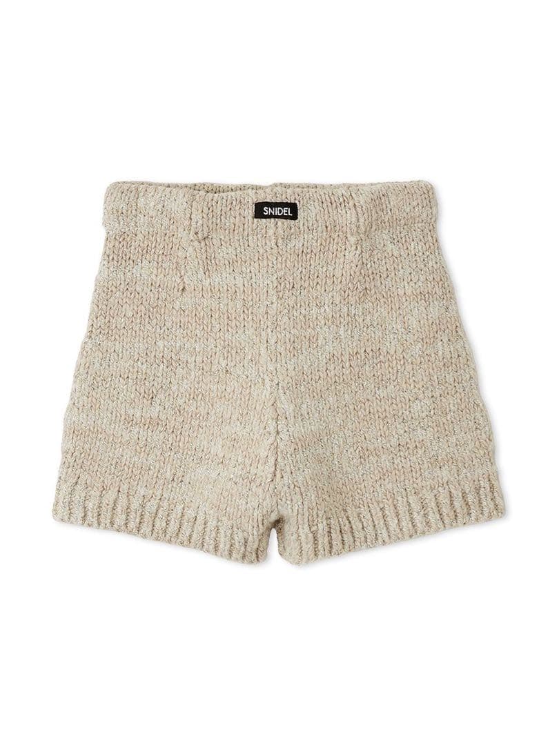 SNIDEL ロービングニットショートパンツ