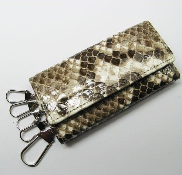 【送料無料】パイソン　キーケース　キーホルダー