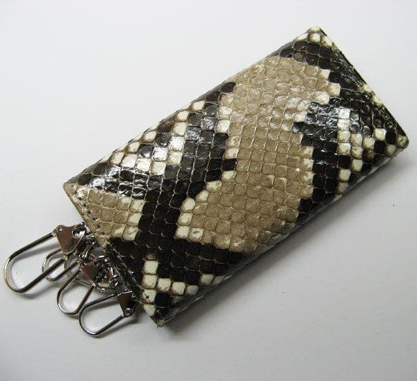 【送料無料】パイソン　キーケース　キーホルダー