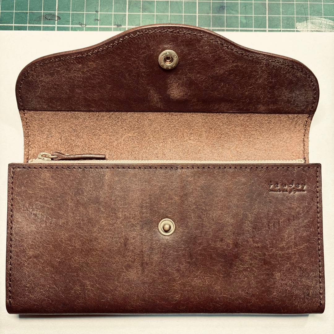 財布・ケース・小物入れ TANDEY vintage brown leather wallet