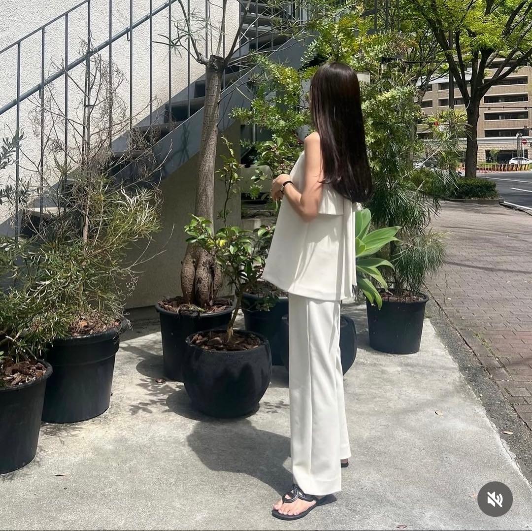 CARLA カーラ ビラクパンツ BIRAKU Pants ホワイト　M