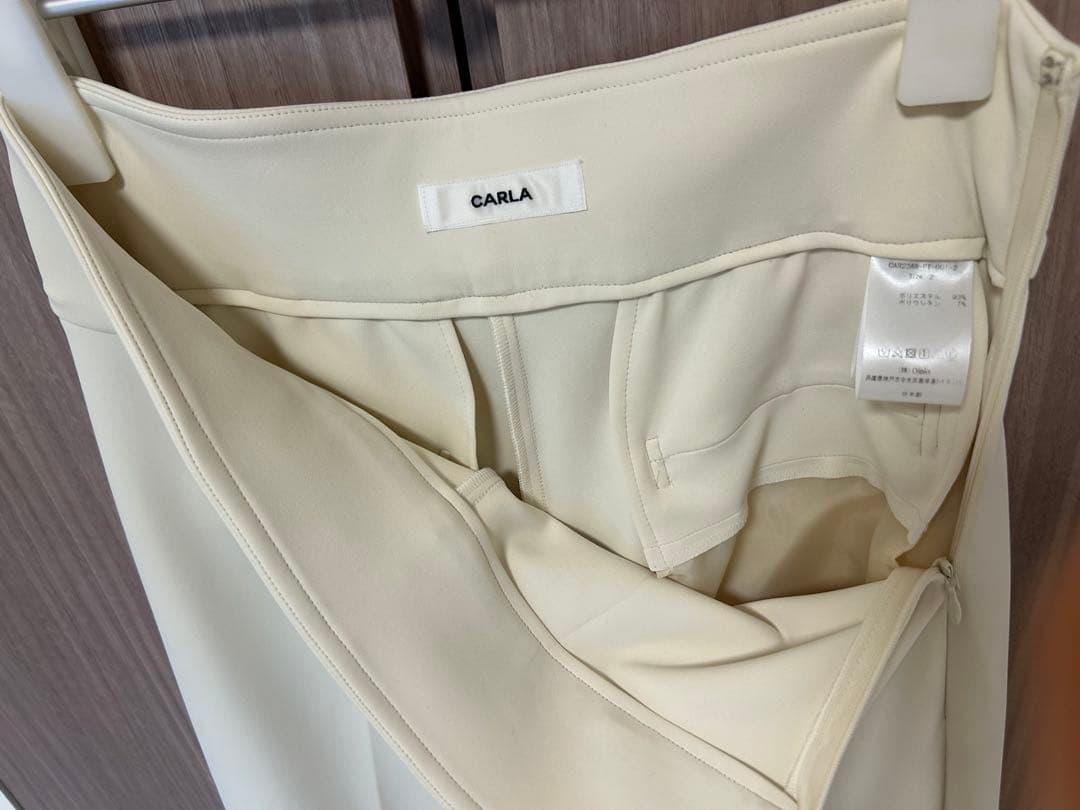 CARLA カーラ ビラクパンツ BIRAKU Pants ホワイト　M