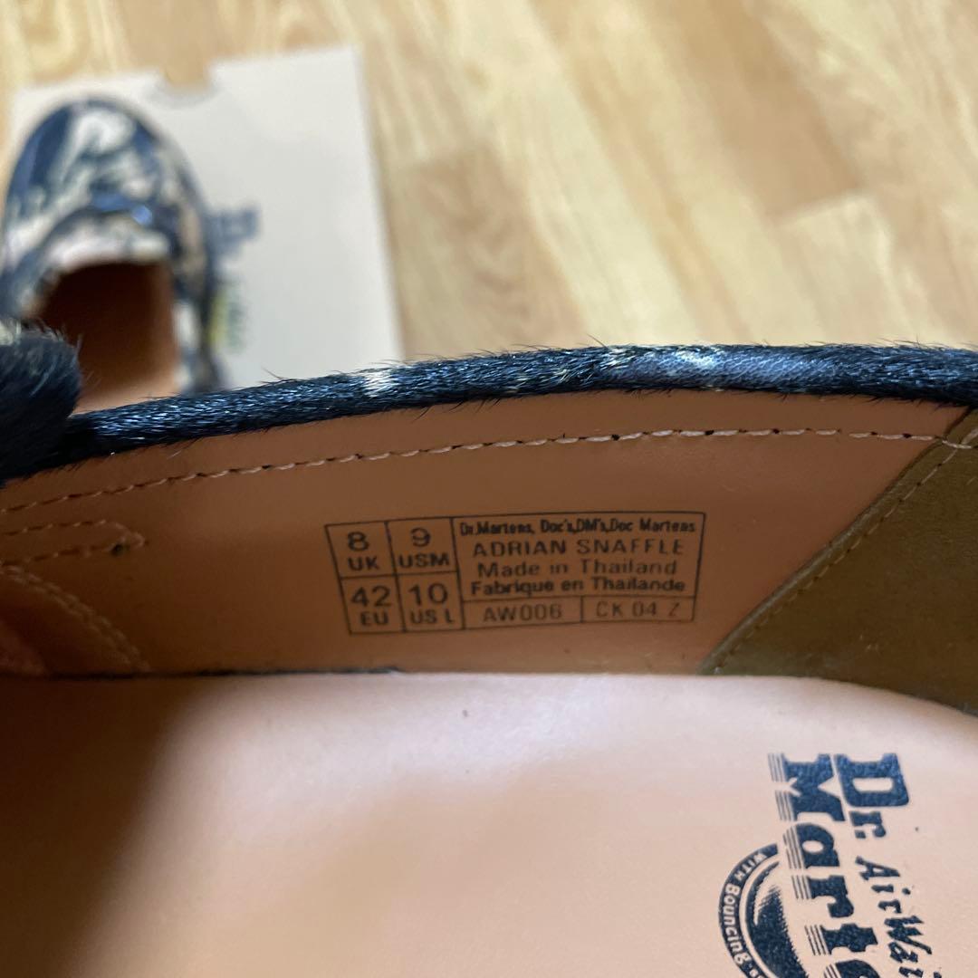 ドクターマーチン　エイドリアンスナッフルローファー　カウ　UK7
