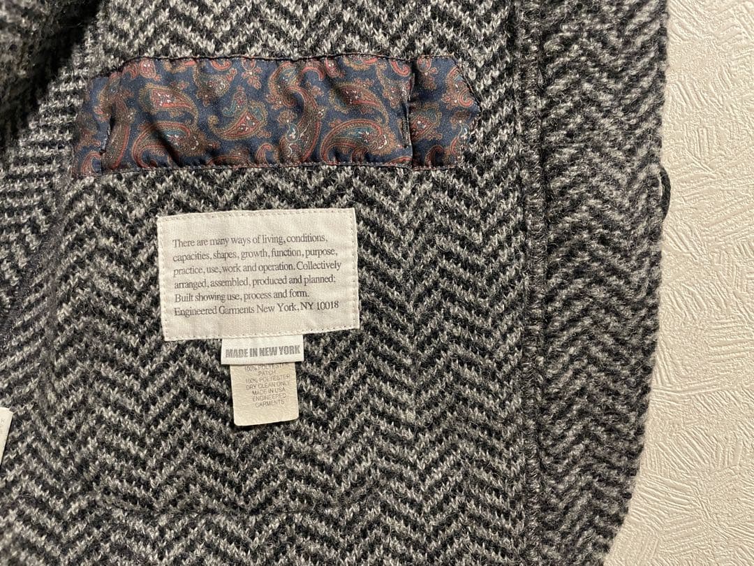 USA製 Engineered Garments ショールカラー ジャケット