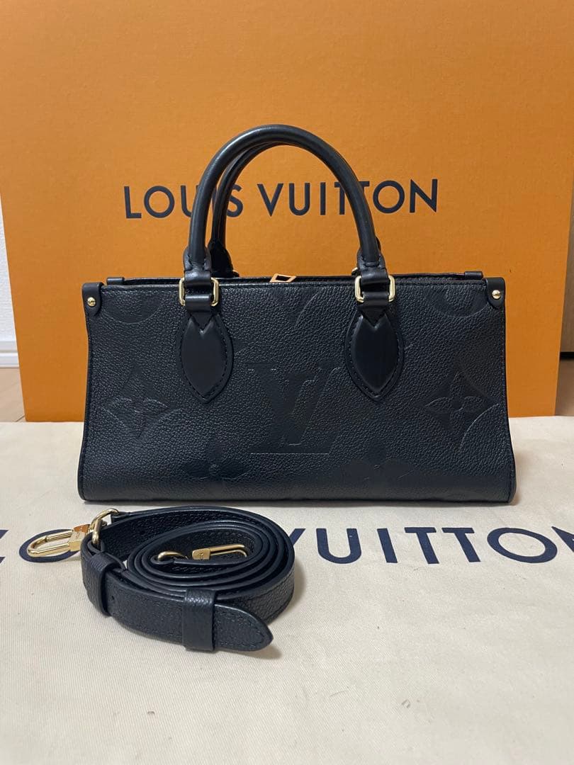 RFID 正規品 ルイヴィトン オンザゴーEW アンプラント ブラック