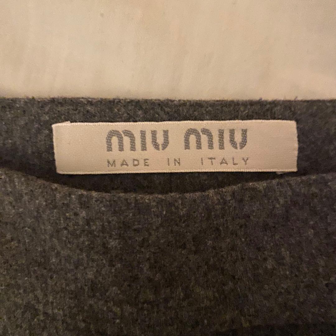 パンツ MIU MIU archive wool slacks