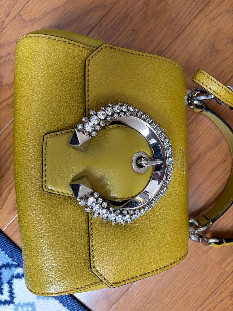 JIMMY CHOO イエローショルダーバッグ