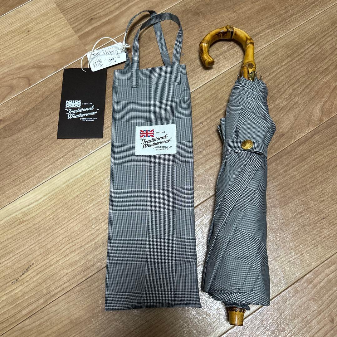 トラディショナルウェザーウェア 傘(グレンチェック) 新品