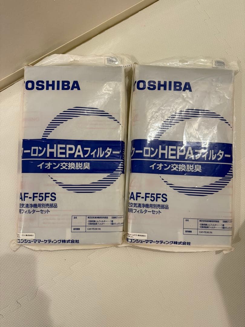 【新品】TOSHIBA CAF-F5DF イオン交換脱臭フィルター