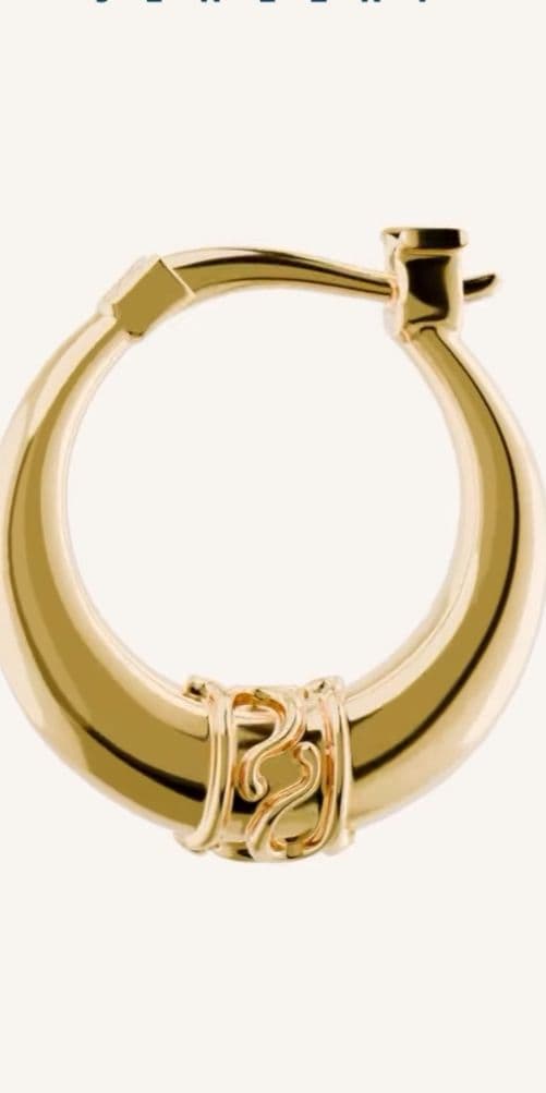 最終値下げ pointless journey EARRING PJ LOGO