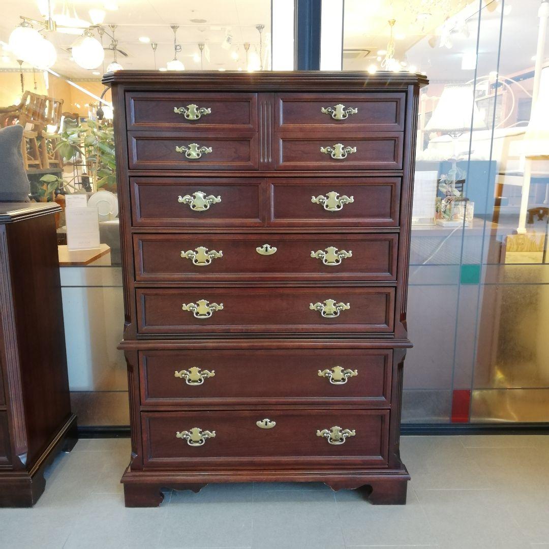 もうすぐ梅雨セール◇Bassett Furniture　アメリカ製　ハイチェスト