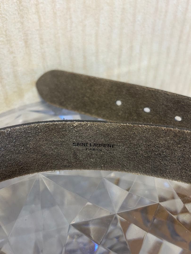SAINT LAURENT レザーベルト