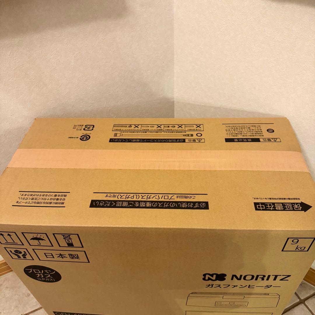 【新品】NORITZ ガスファンヒーター GFH-4007S ホース付き