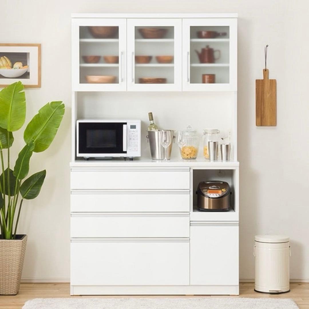 【5/17まで】キッチンボード 食器棚　レジューム　幅120