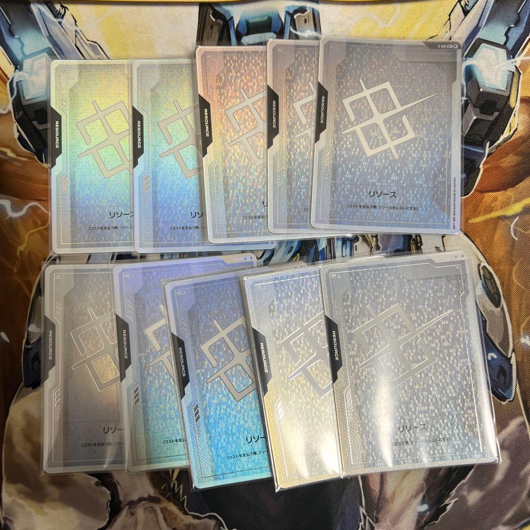 ガンダムカードゲーム β版 リソース パラレル 10枚セット