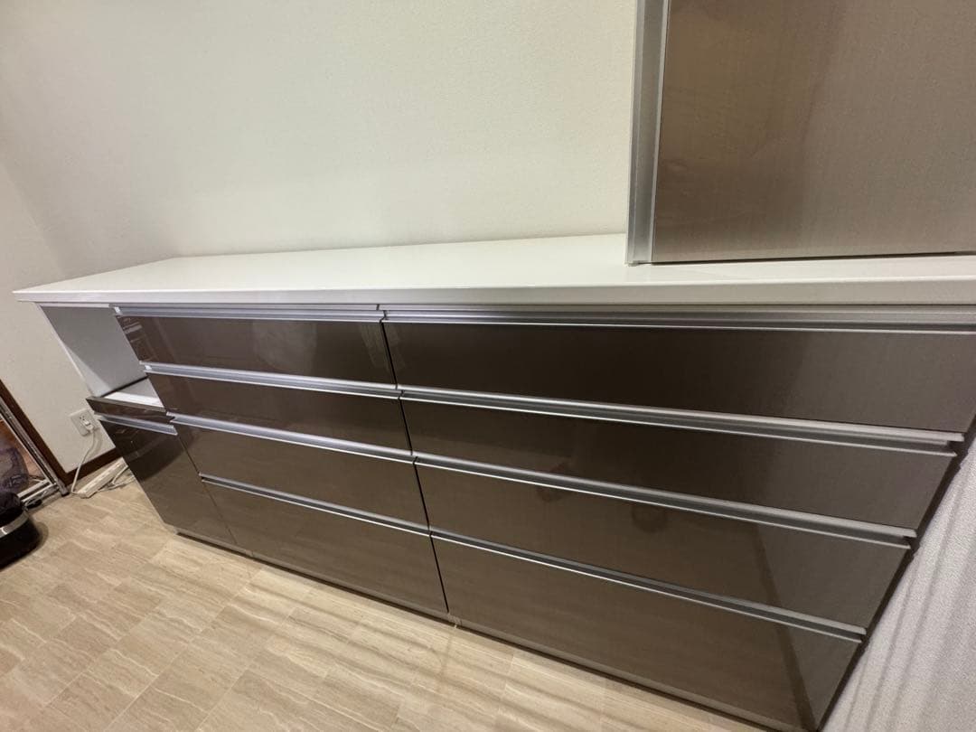 ruffer【美品】ニトリ チェルシー カップボード/キッチンボード