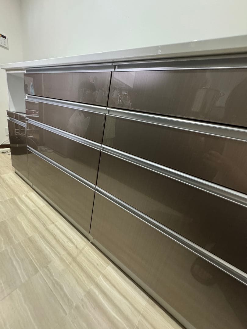 ruffer【美品】ニトリ チェルシー カップボード/キッチンボード