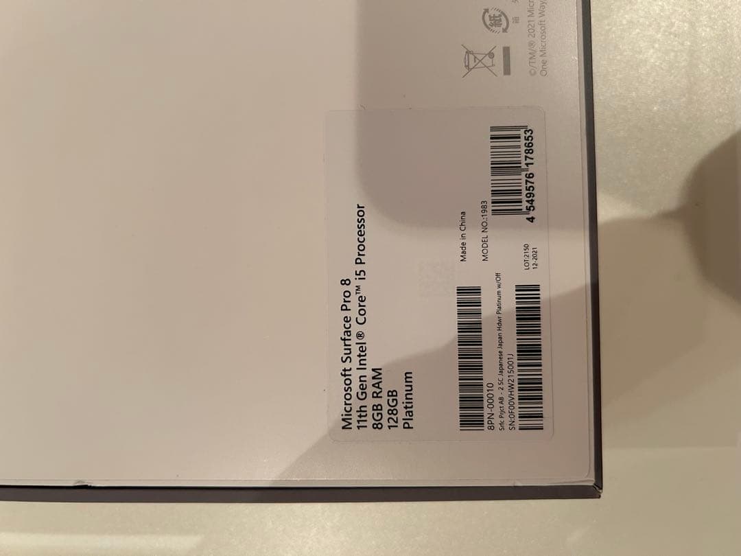 Windowsタブレット本体 surface pro8 windows11