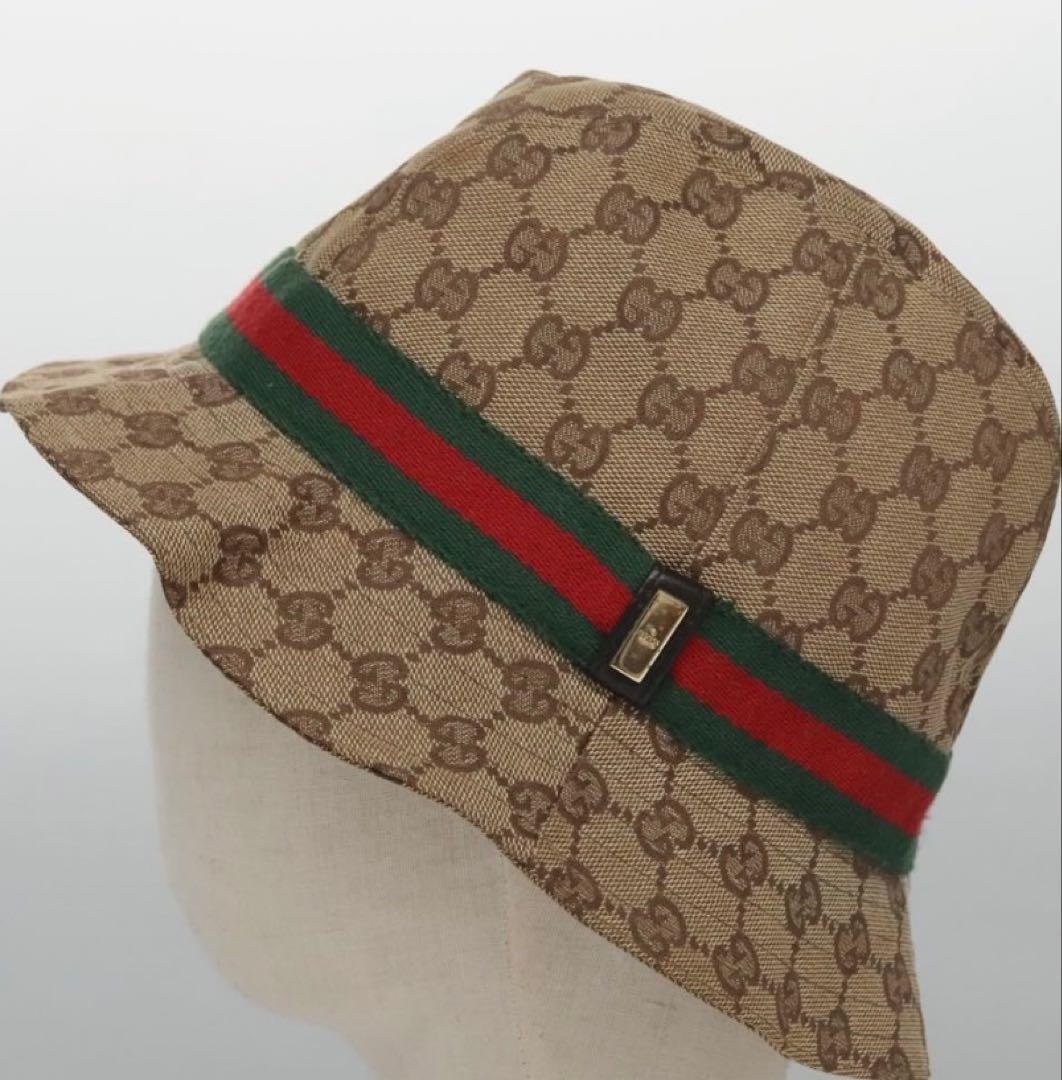 Gucci バケットハット GGパターン