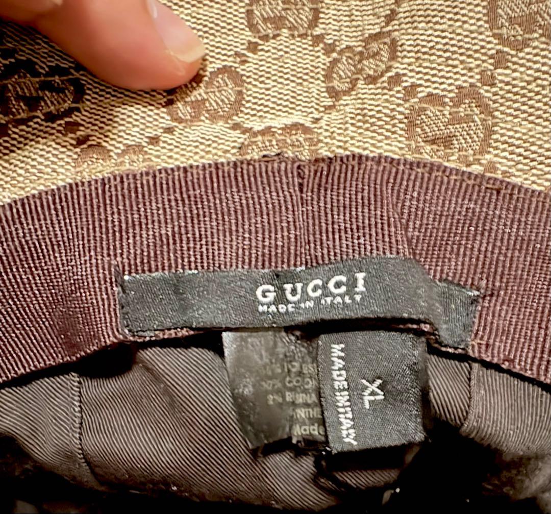 Gucci バケットハット GGパターン