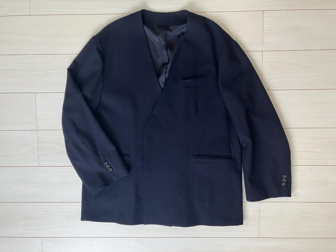 ジャケット・アウター stein OVERSIZED NO COLLAR TAILOREDJACKET