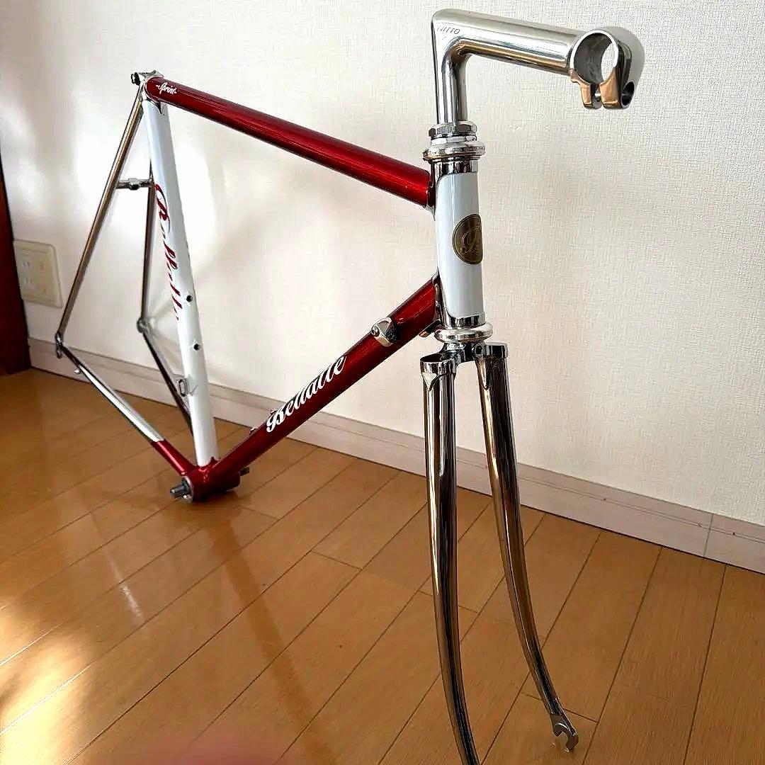 ト*ス様 Bellatte ベラーテ クロモリフレームセット　ステム、BB付き