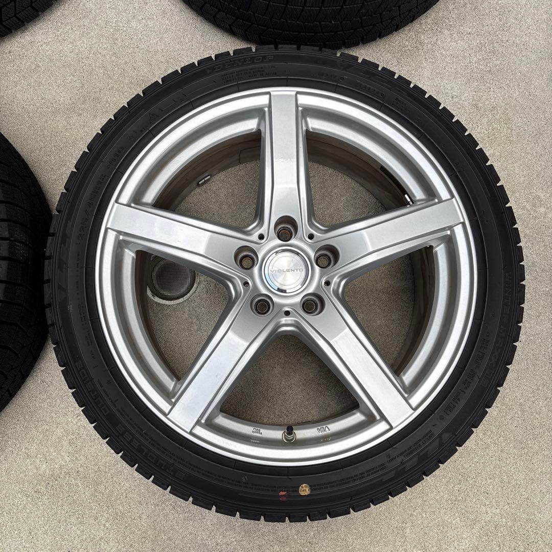 225/45R18 ダンロップ　スタッドレス&アルミセット