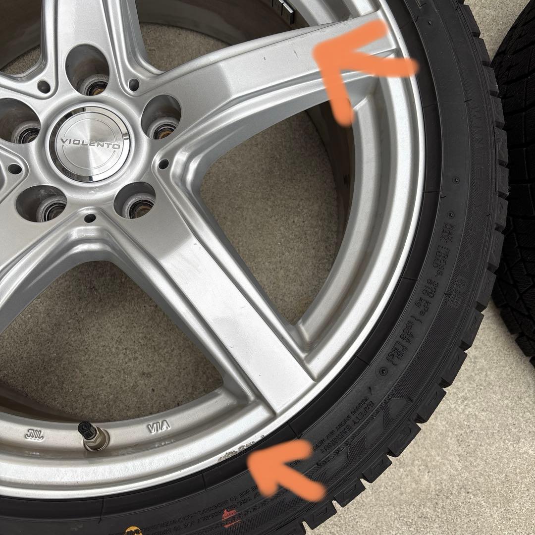 225/45R18 ダンロップ　スタッドレス&アルミセット