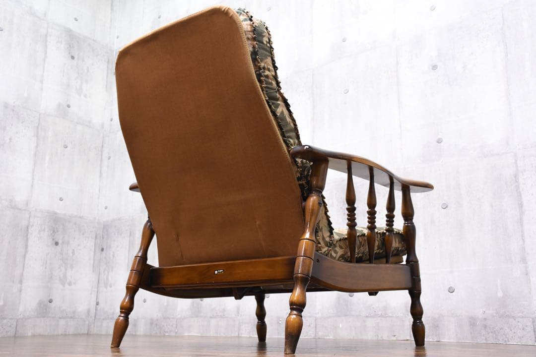 ECK60 オールドカリモク コロニアル リクライニングチェア パーソナルチェア