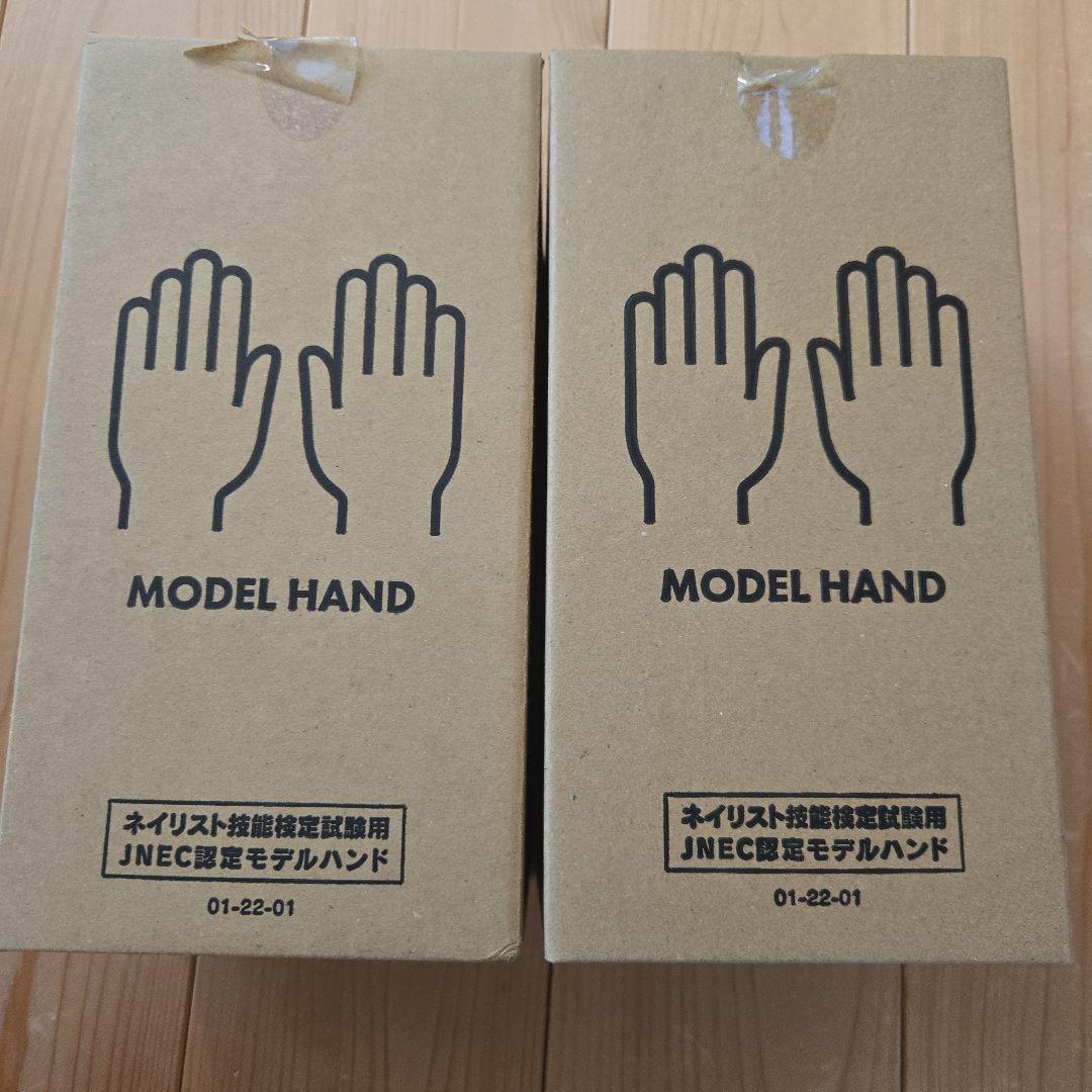 JNEC認定モデルハンド ネイリスト検定 ハンドくんネイル技術検定用 2個セット