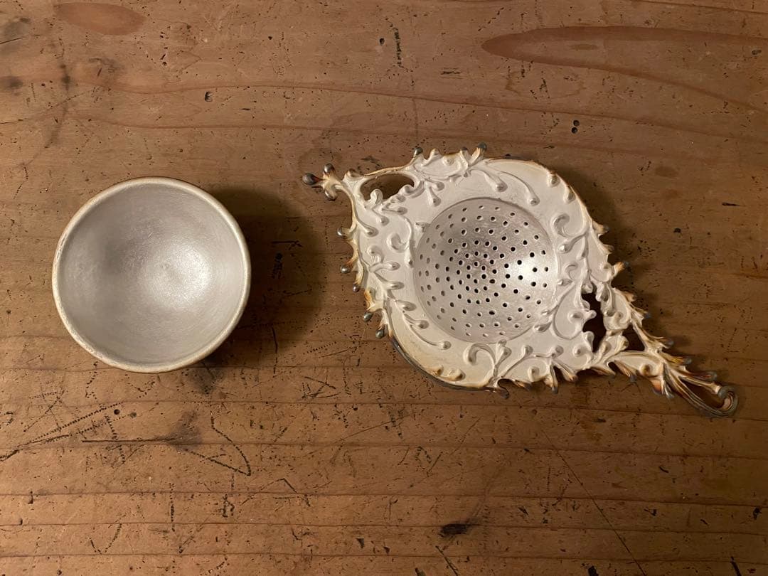 k*o様 伊藤剛俊 銀彩 ティーストレーナー