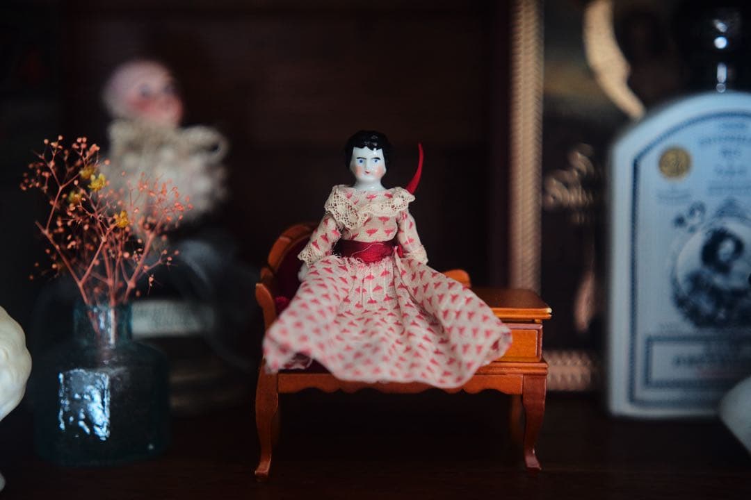 チャイナヘッドドール ビスクドール ドールハウス ミニチュア ブライス