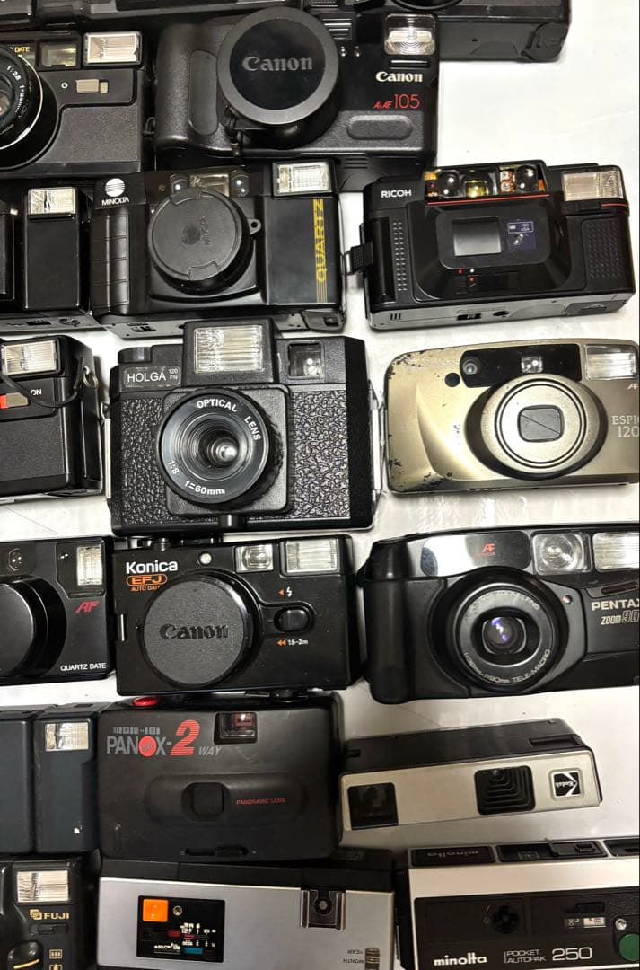 コンパクト135mmフィルムカメラ35台まとめセット（ジャンク品）