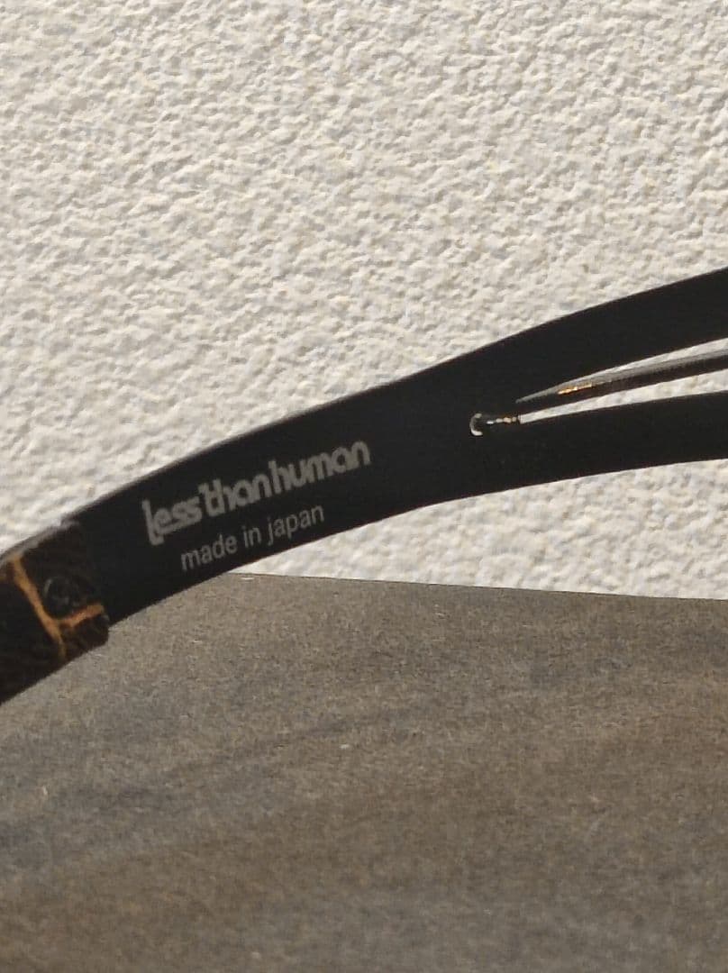 新品 less than human サングラス メガネ フレーム 日本製