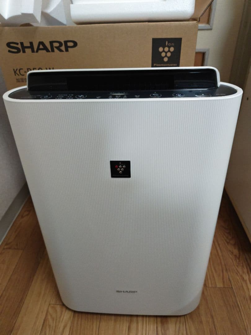 SHARP KC-R50-W 2024年製 プラズマクラスター　加湿未使用2