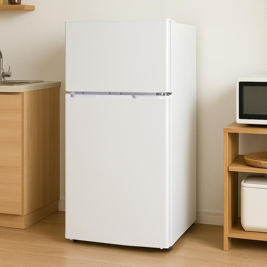 新品＊冷蔵庫 一人暮らし 冷凍冷蔵庫 家庭用 2ドア 小型 85L 白