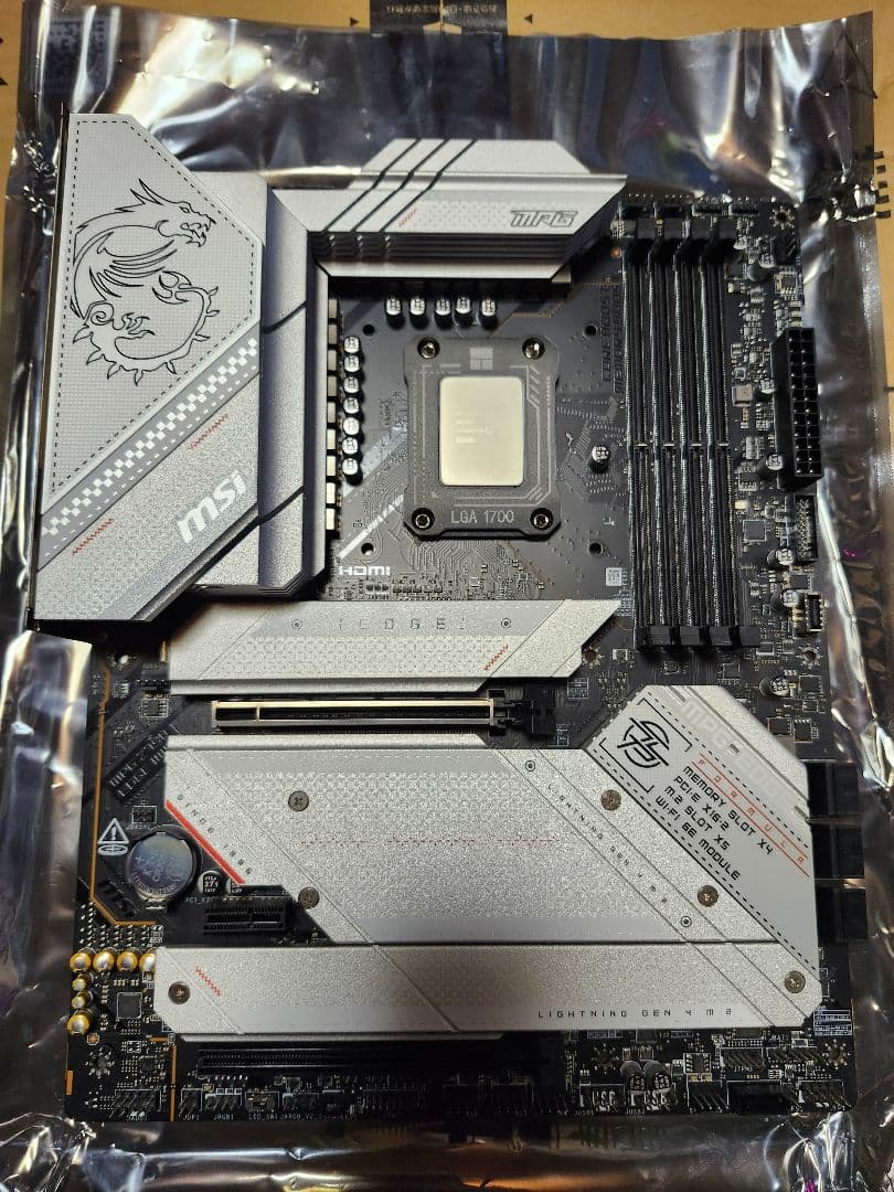 Z790 マザーボードとIntel Core i9-13900KF 動作品